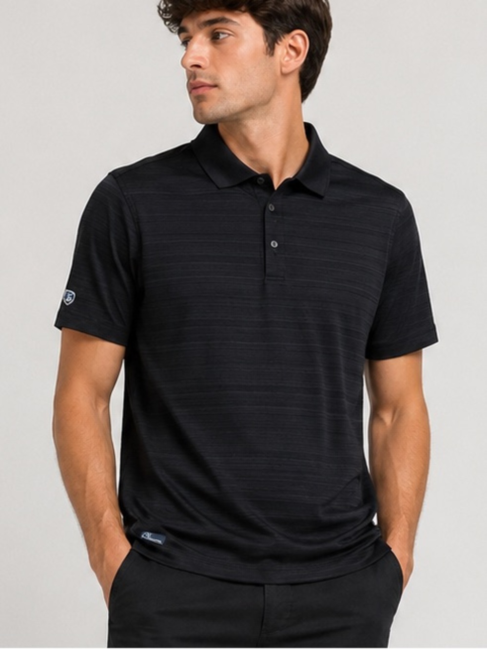 Men’s black polo 2 for $10